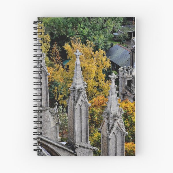 Aperçu de l'œuvre Spires against Autumn Trees créée et vendue par Karen Betts.