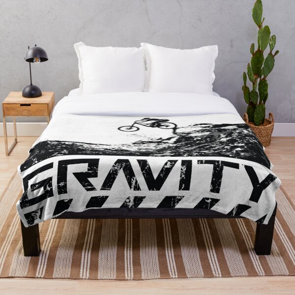 "Downhill mountain biking. Gravity MTB " Throw Blanket for Sale by
