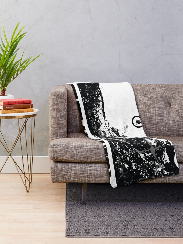 "Downhill mountain biking. Gravity MTB " Throw Blanket for Sale by