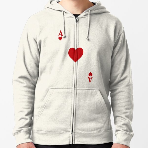 ace of hearts hoodie