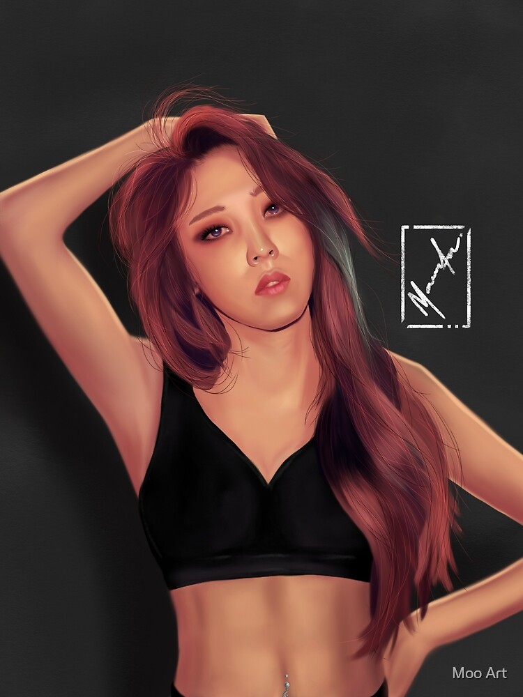 Moonbyul's Abs Fanart Poster for Sale by Moo Art