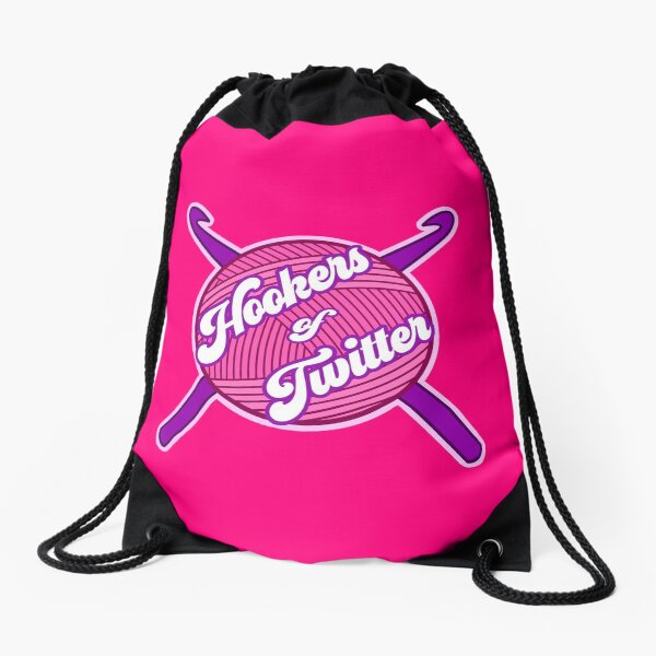 Hookers of Twitter Drawstring Bag