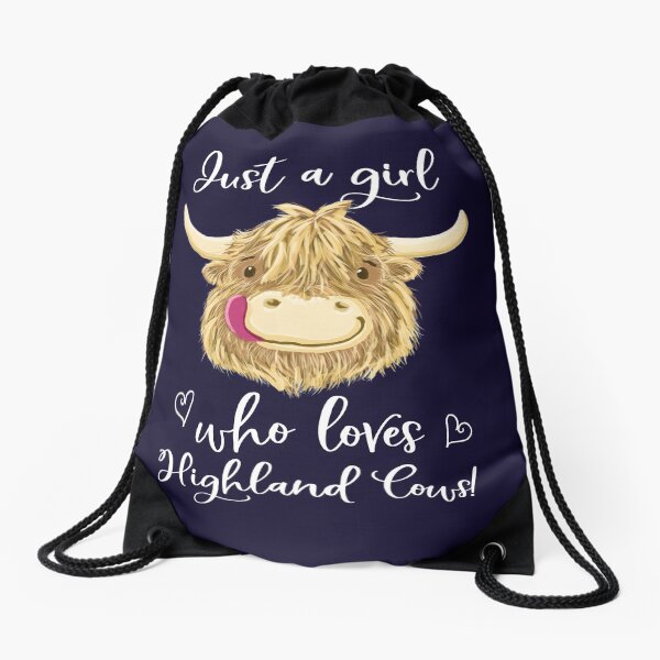 Aperçu de l'œuvre Juste une fille qui aime les vaches des Highlands écossais créée et vendue par brodyquixote.