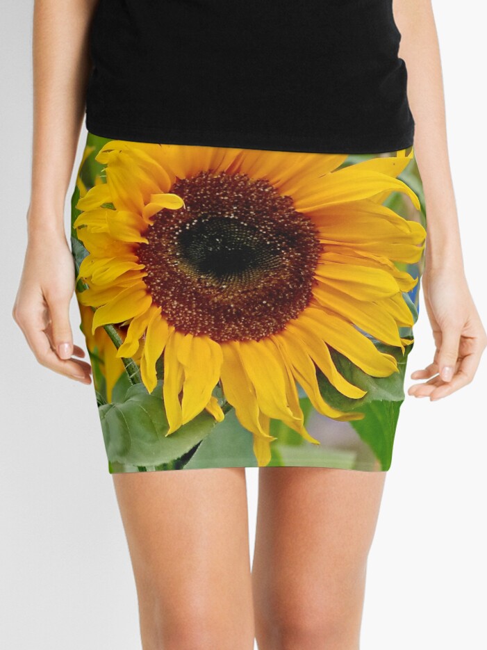 sunflower pencil skirt