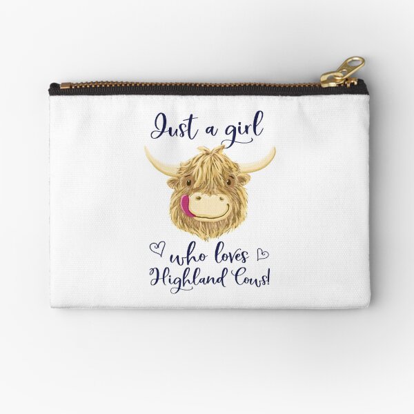 Item preview, Just A Girl Who Loves Scottish Highland Cows designed and sold by brodyquixote.
