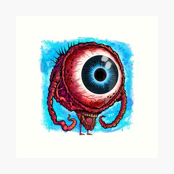 GIANT EYE Art Print