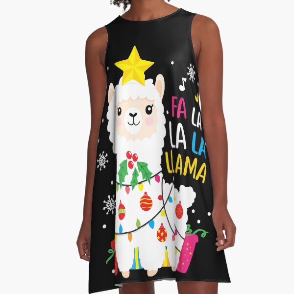 Item preview, Funny Llama Fa La La Christmas Ornament Decors designed and sold by rafaeltto.