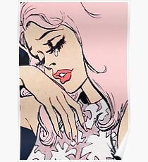 Girl crying Poster