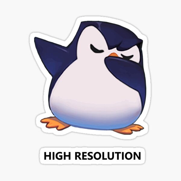 8K Penguin Dab!! Sticker