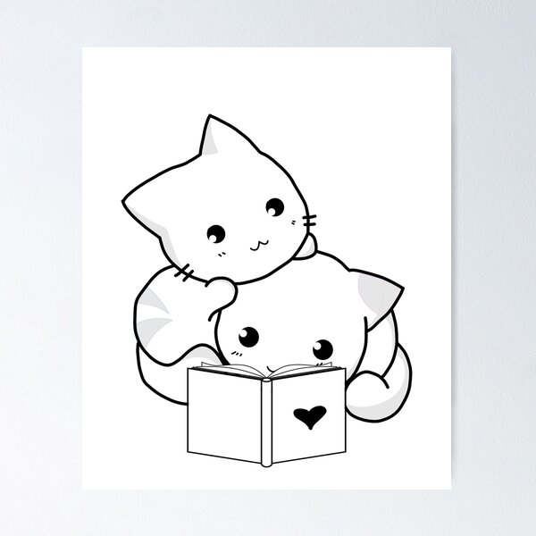Item preview, Cat Reading A Book  designed and sold by Fairytale Farmer.