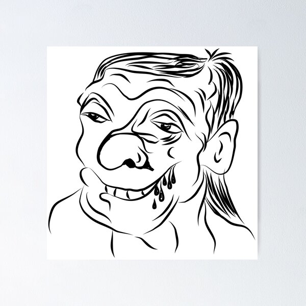 Item preview, Cartoon man designed and sold by Patricia Piotrak.