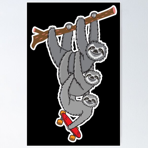 Item preview, Sloth Skate designed and sold by plushism.