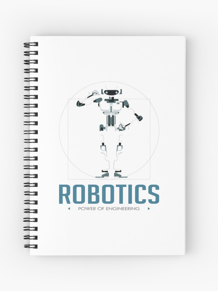 Cuaderno de espiral «El ingeniero de robótica Robobot &amp;quot;Off to  Mars&amp;quot; yo construyo robots» de ProjectX23 | Redbubble