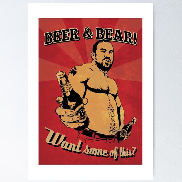 Item preview, Beer and Bear - Want some of this? designed and sold by BearYourArt.