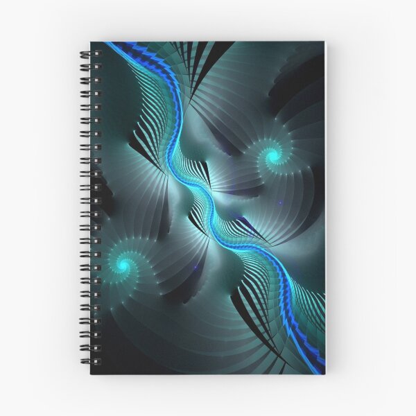 Aperçu de l'œuvre Abstract Waves and Spirals + Parameter Link créée et vendue par plunder.
