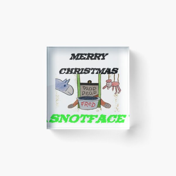 Item preview, snotface christmas designed and sold by lisamariepri.