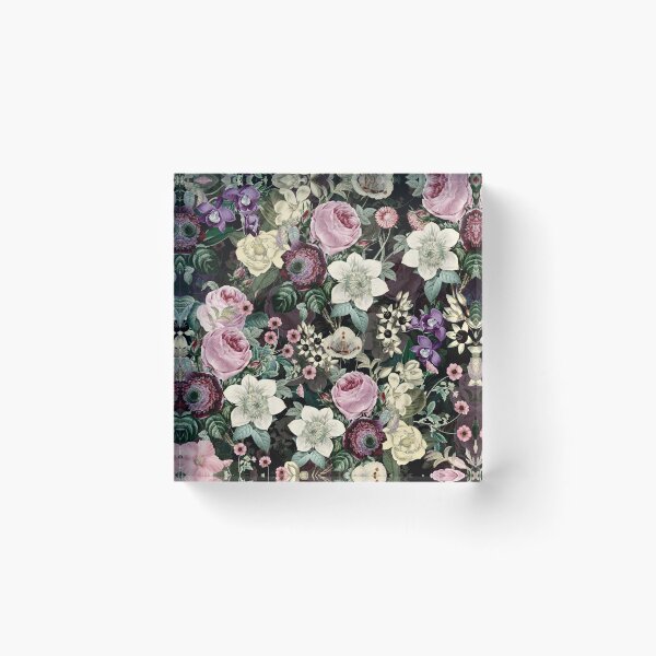 Item preview, Vintage Lush English Flower Botanical Night Garden Pattern Nightgarden designed and sold by UtArt.