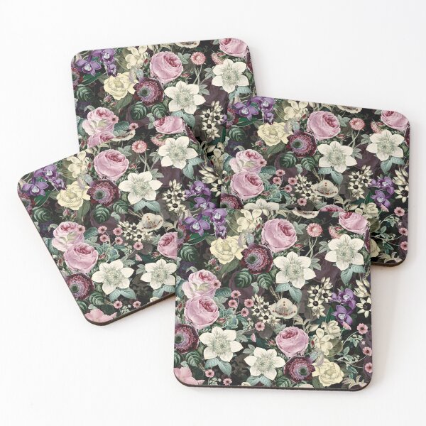 Item preview, Vintage Lush English Flower Botanical Night Garden Pattern Nightgarden designed and sold by UtArt.