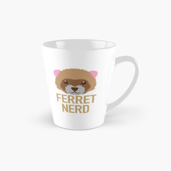 Item preview, Ferret Nerd with cute ferrets face (expert on ferrets) designed and sold by jazzydevil.