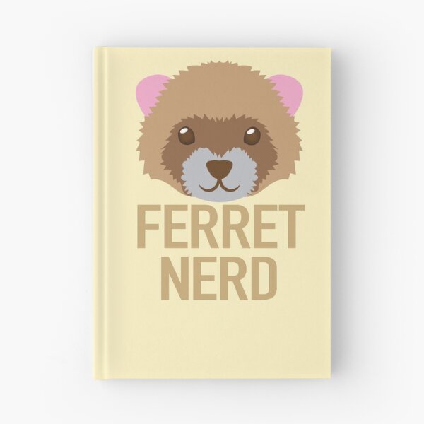 Item preview, Ferret Nerd with cute ferrets face (expert on ferrets) designed and sold by jazzydevil.