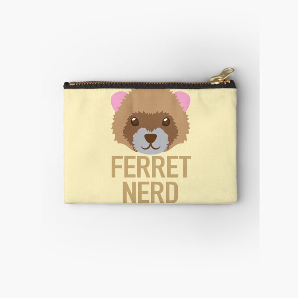 Item preview, Ferret Nerd with cute ferrets face (expert on ferrets) designed and sold by jazzydevil.
