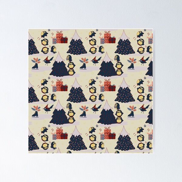 Item preview, Cute Christmas Penguins designed and sold by Lady Bruniere.
