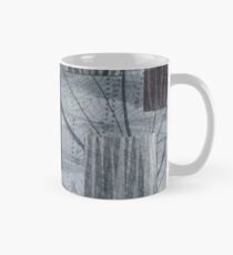 Nature Print Geometric Charcoal Neutrals Classic Mug