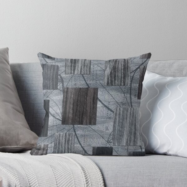 Item preview, Nature Print Geometric Charcoal Neutrals designed and sold by SandAndChi.