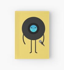 Cuaderno de tapa dura Disco de vinilo pop