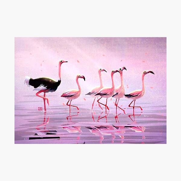 Item preview, Flamingos designed and sold by Whitefer.