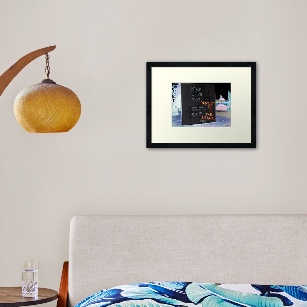 Item preview, Framed Art Print designed and sold by 4Kew.