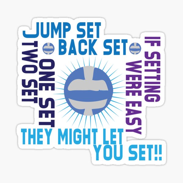Item preview, Volleyball Jump Set Back Set designed and sold by overstyle.