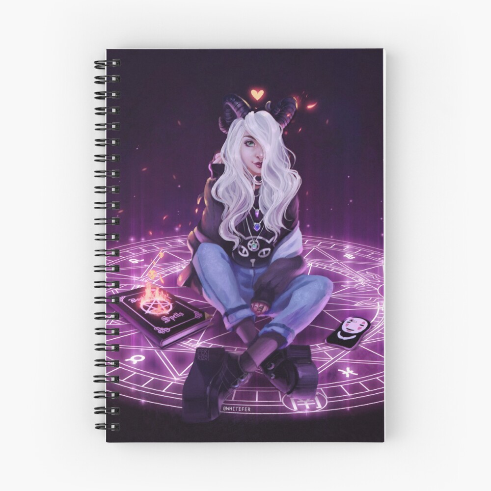 Item preview, Spiral Notebook designed and sold by Whitefer.