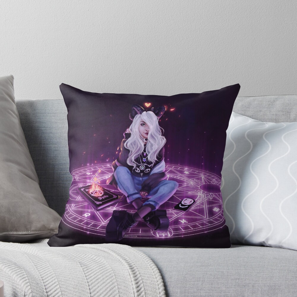 Item preview, Throw Pillow designed and sold by Whitefer.