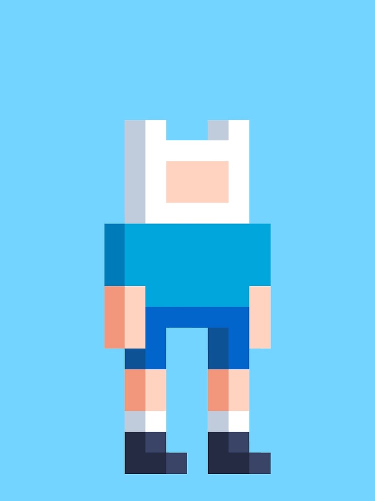 Adventure Time Finn Voxel Style by Doomgriever