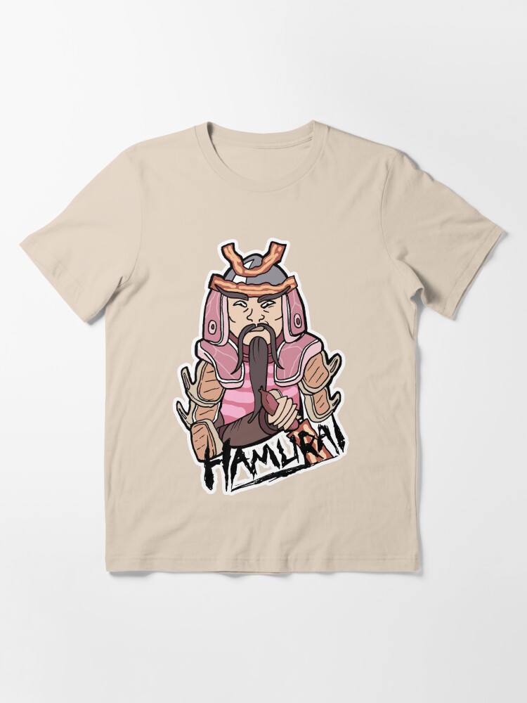 Alternate view of Hamurai from Rick and Morty™ for lovers of ham and samurai warriors! Essential T-Shirt