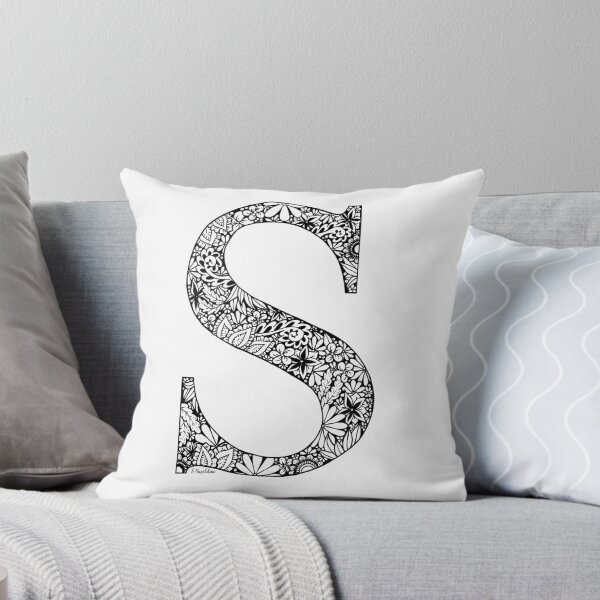 Item preview, Floral Letter Capital S designed and sold by Shaseldine.
