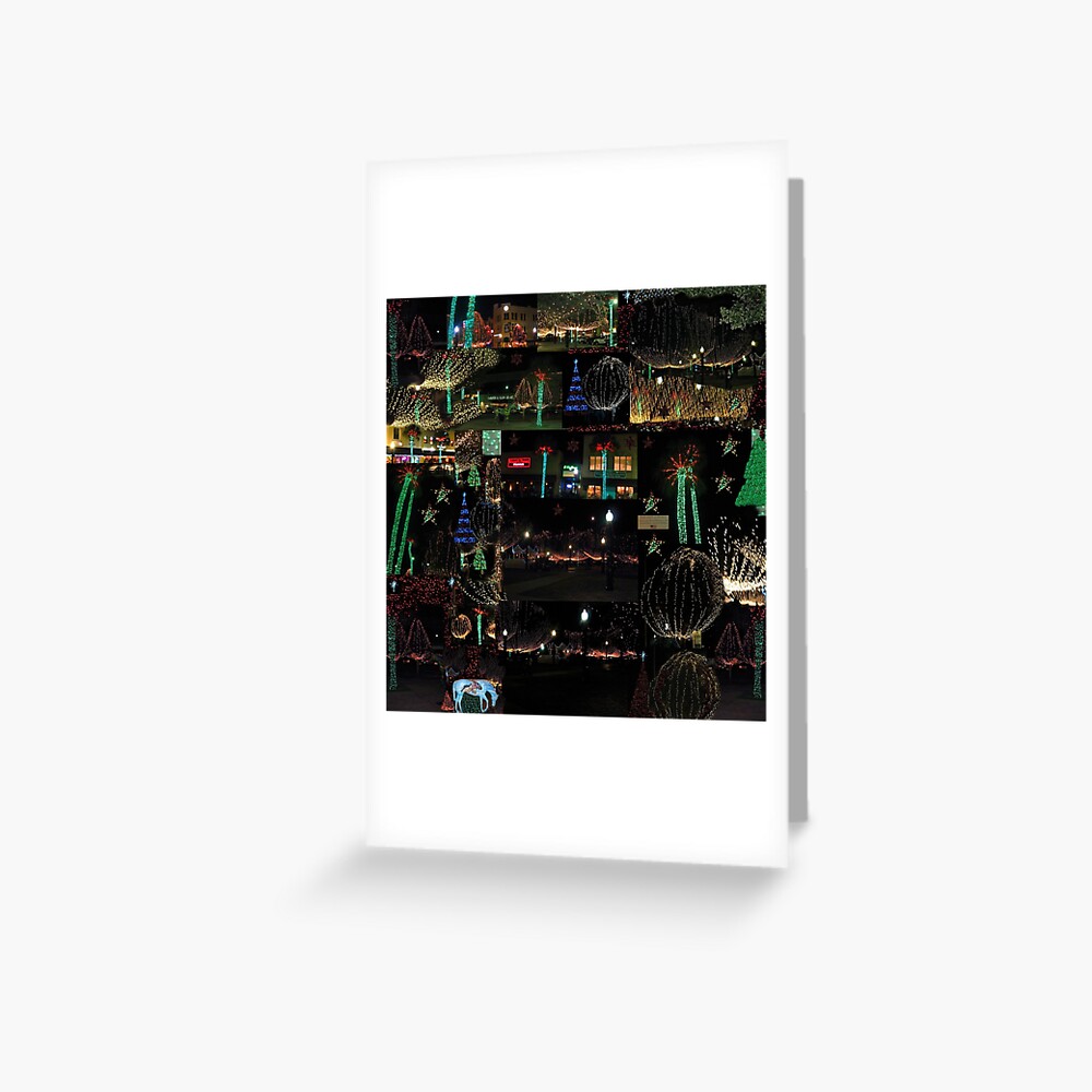 Christmas Atmosphere in Ocala Square Greeting Card
