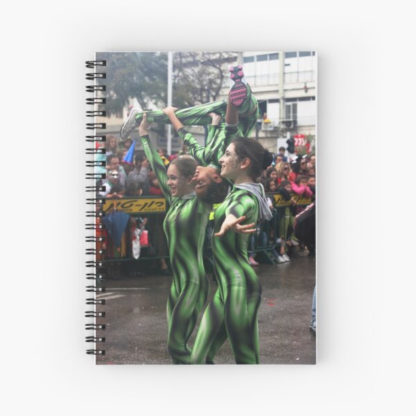 Purim parade 4 Spiral Notebook