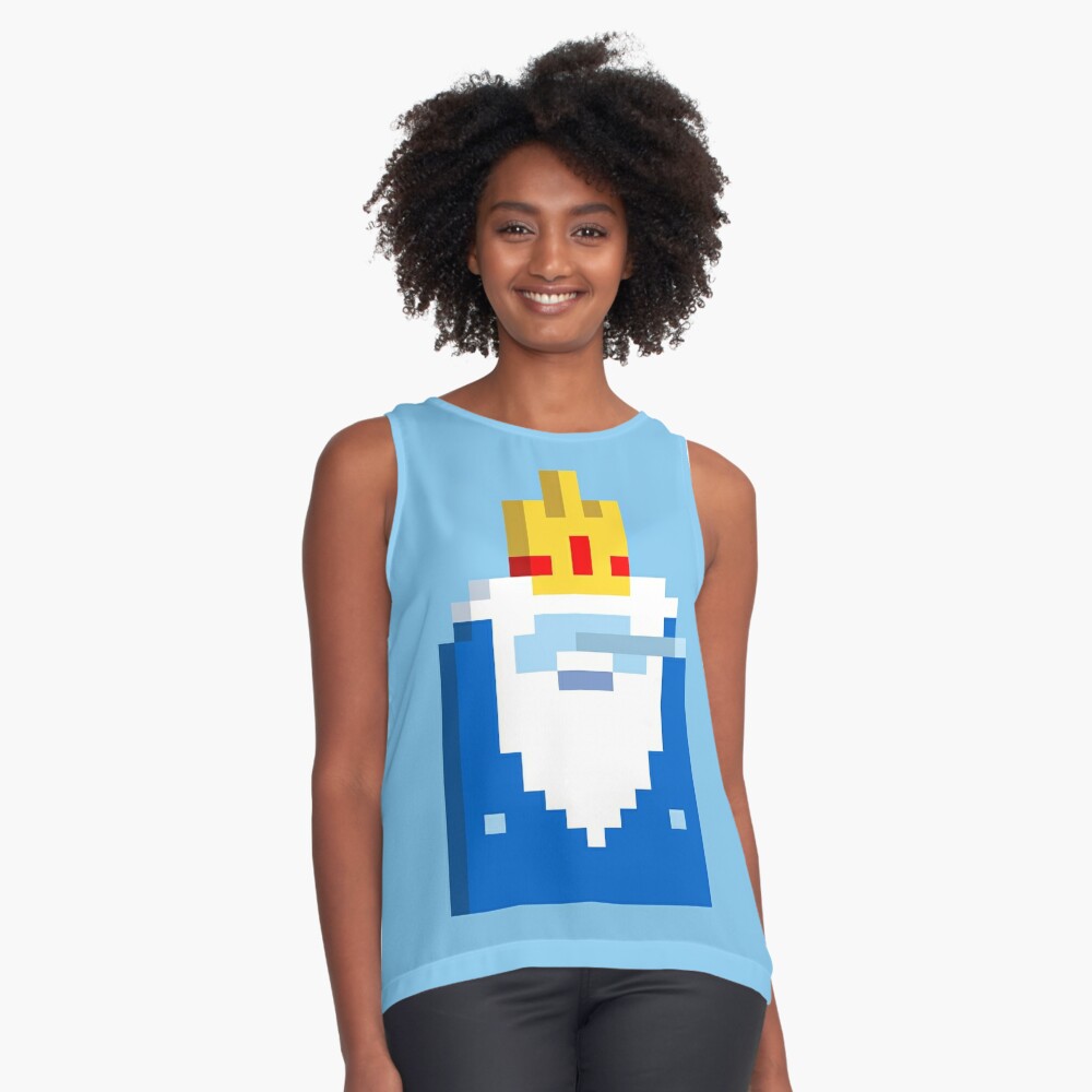 Adventure Time Ice King Voxel Style Sleeveless Top
