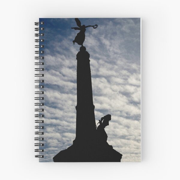 Item preview, Aberystwyth War memorial silhouetted designed and sold by buttonpresser.