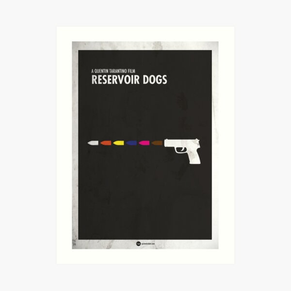 Reservoir Dogs Minimal Film Poster Lámina artística