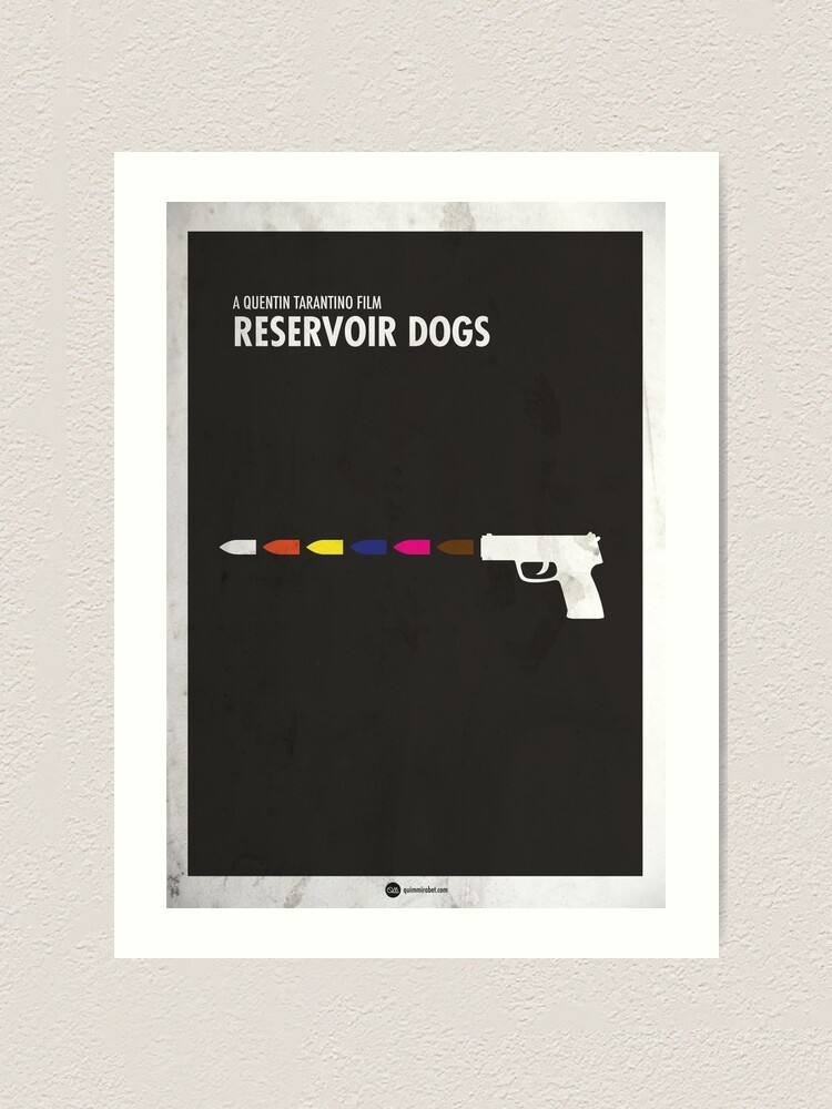 Reservoir Dogs Minimal Film Poster Art Print by quimmirabet