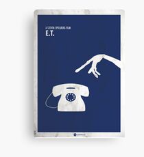 ET Minimal movie Poster Canvas Print