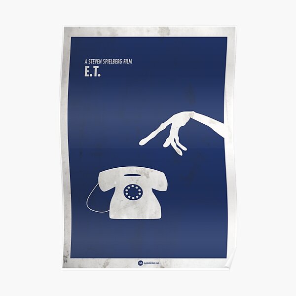 ET minimal movie poster Póster