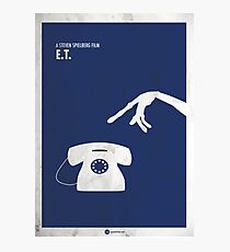 ET Minimal movie Poster Photographic Print
