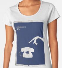 ET Minimal movie Poster Premium Scoop T-Shirt