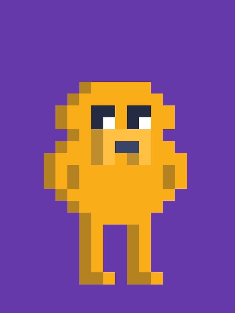 Adventure Time Jake Voxel Style by Doomgriever