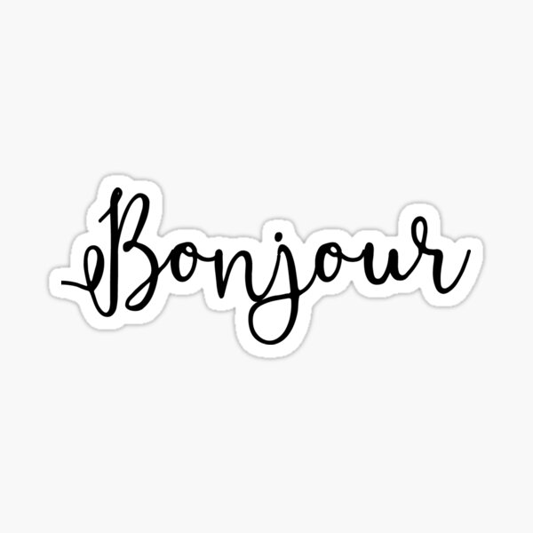 Aperçu de l'œuvre BONJOUR créée et vendue par tbaer27.