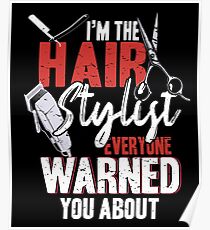 Hairdresser hair cutting haircut Poster